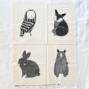 Thicket by Gingiber - Critter Panels - Natural